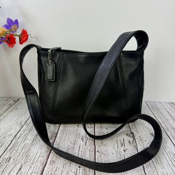 Coach Vintage Lexington #4186 crossbody Black Genuine 1998 - Picture 2 of 16